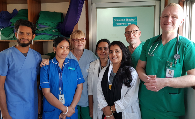 Glädje över att operationsteamen är tillbaka i Bangladesh